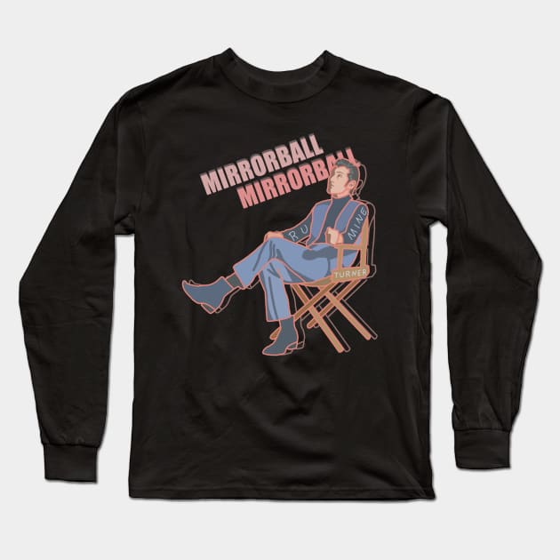 Arctic Monkeys Alex Turner Mirrorball Design Long Sleeve T-Shirt by The Collection